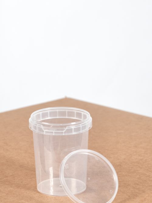 Pot 520ml - Verpakkingswebwinkel.nl - met open deksel
