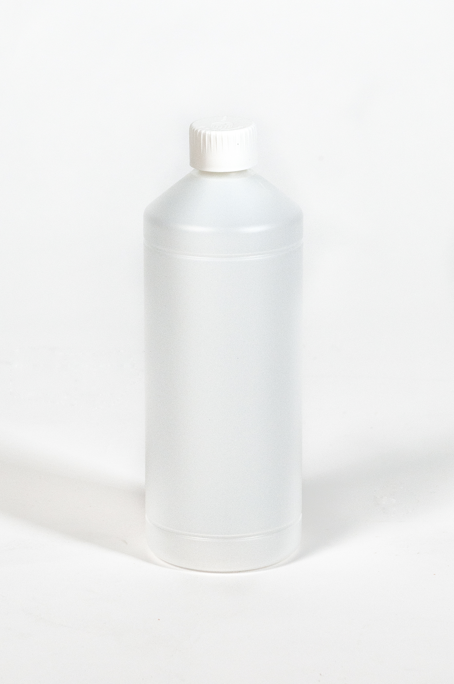 Fles met dop - 1 liter - transparant - Verpakkingswebwinkel.nl