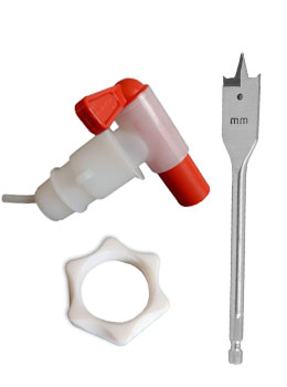 Tapkraan set draaibaar - Verpakkingswebwinkel.nl