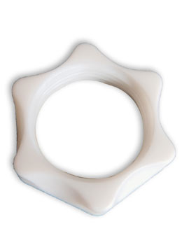 Kunststof moer - Verpakkingswebwinkel.nl