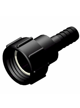 IBC adapter DIN61 - 1 inch slangtule - Verpakkingswebwinkel.nl technisch beeld