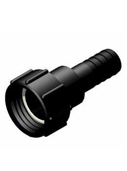 IBC adapter DIN61 - 1 1/4 inch slangtule - Verpakkingswebwinkel.nl technisch beeld