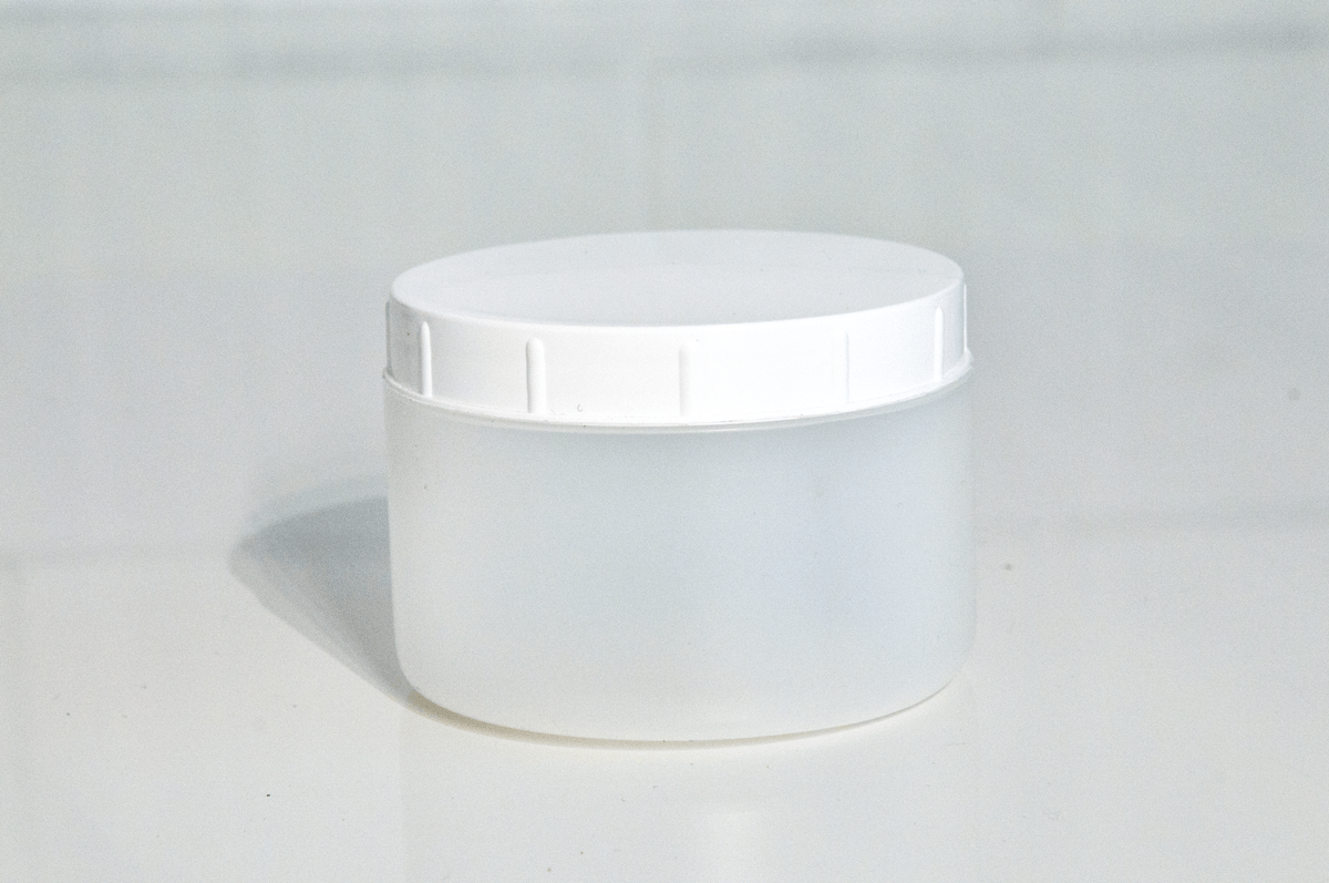 Industriële pot 275 ml met deksel 1 stuks naturel