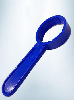 Dopsleutel DIN45 t.b.v. jerrycan blauw