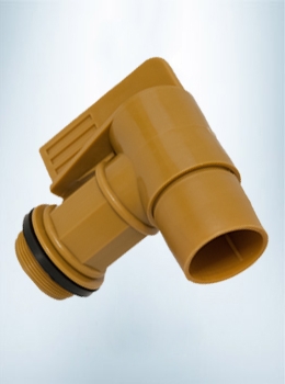 VP2110 vatkraan 2 inch BSP zij aanzicht