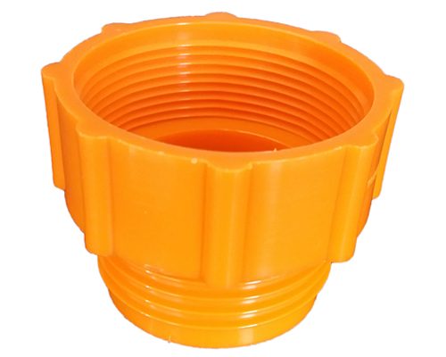 Vatadapter S56X4 Binnen draad naar 2 inch BSP Oranje vooraanzicht