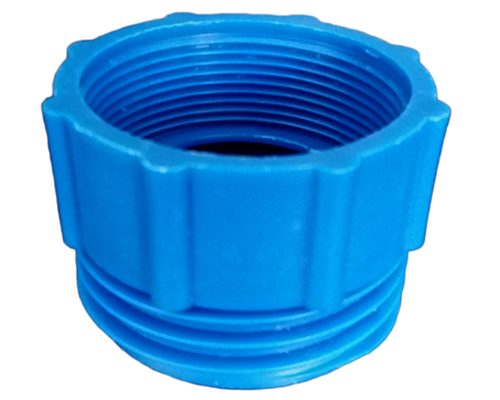 Vatadapter S70X6 naar 2 inch BSP blauw vooraanzicht