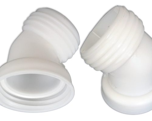 VP2155 DN80 elleboog uitloop