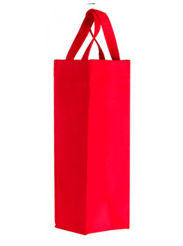 Wijntas gemaakt van vilt voor 1 wijnfles