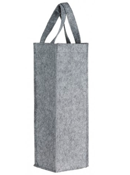 Wijntas gemaakt van vilt voor 1 wijnfles